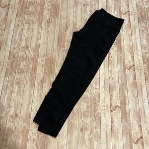 CVG size xxl black textured leggings